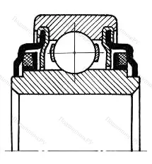 Модификация подшипника 420205КЕ 