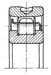 Модификация подшипника 8-402715КМ размер 75x160x45