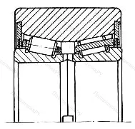 Модификация подшипника 6У-537909КС17 размер 49x84x43