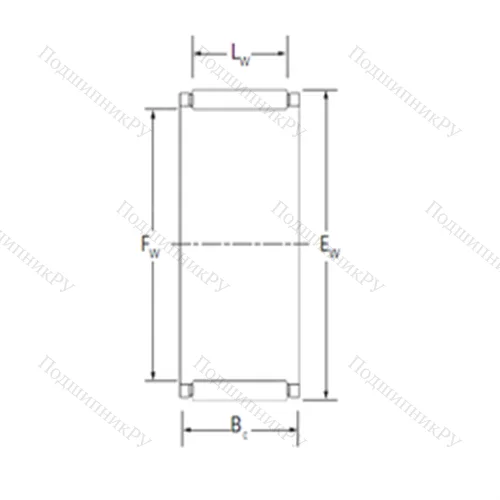 Подшипник игольчатый радиальный K 14X 18X 17SE