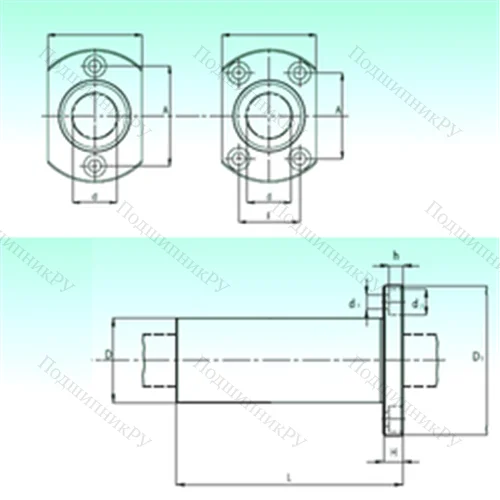 Подшипник шариковый линейный KBHL 10-PP