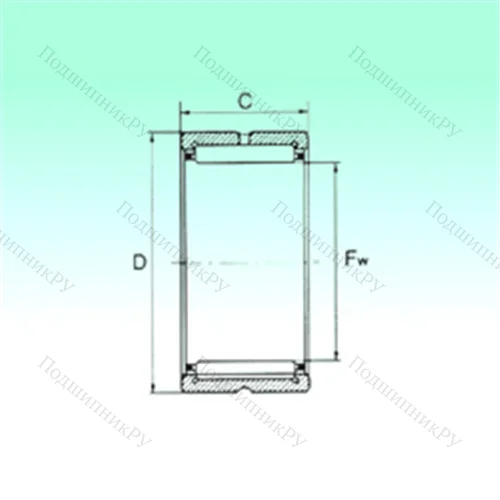 Подшипник игольчатый радиальный NK 26/16