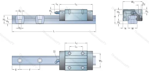 Каретка LLTHC 25 R-T 1 P 3 (M/P 010713) в Новороссийске