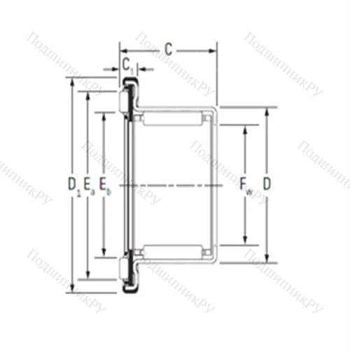 Подшипник комбинированный F-93463.1