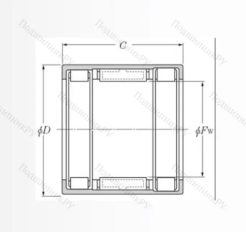 Подшипник обгонной муфты обгонная муфта  FCB 20 (KOYO) в Новороссийске