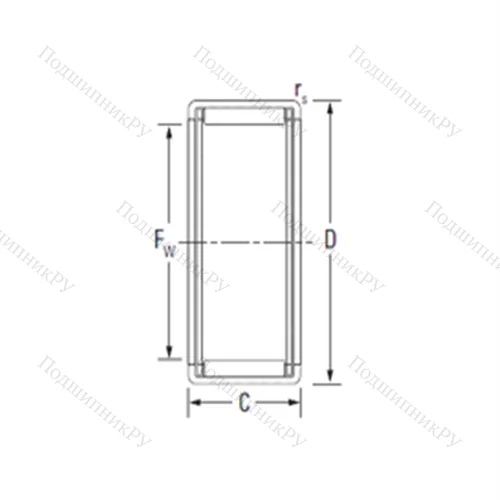 Подшипник игольчатый радиальный F-91149.1