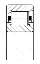 Подшипник NF 210 размер 50x90x20 от производителя  SKF