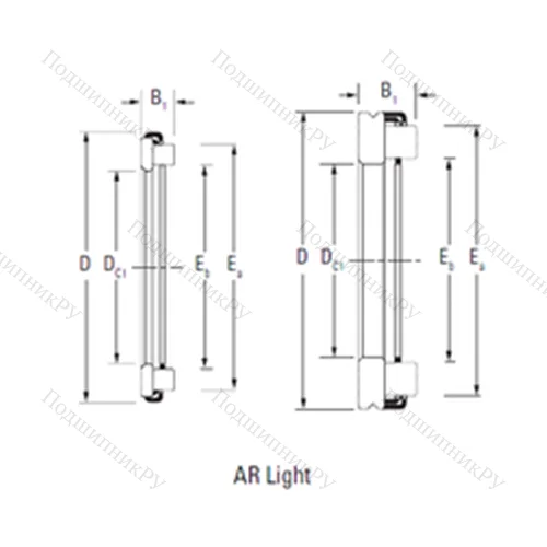 Подшипник игольчатый упорный