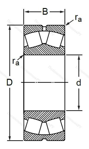 Сферический роликовый подшипник 53530 АН (22230 CW 33) в Новороссийске