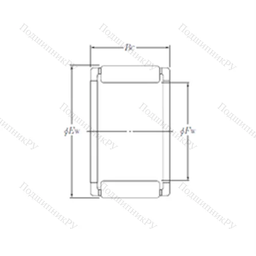 Подшипник игольчатый радиальный PK 22?29?17.8X 7