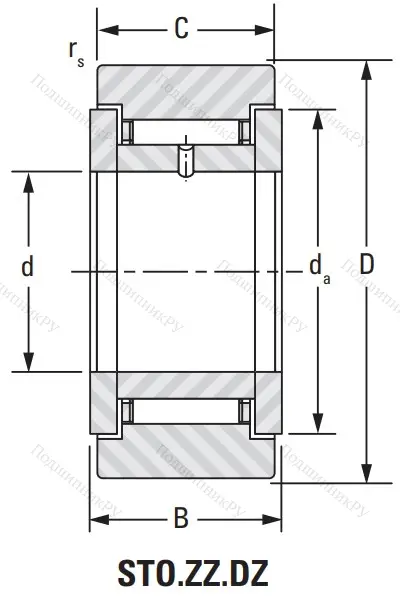 Подшипник STO 25 ZZ DZ