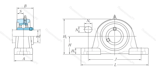 Подшипниковый узел UCP 206 J в Новороссийске