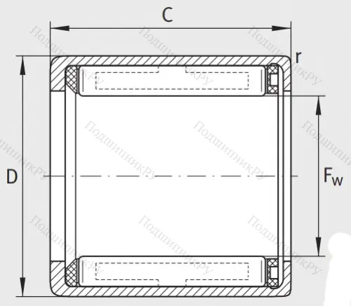 Подшипник обгонной муфты обгонная муфта HF 3520-L 564 в Новороссийске