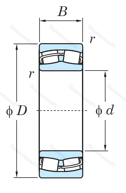 Сферический роликовый подшипник 22224 RH/RHRW 33 C 3