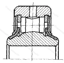 Модификация подшипника 303207Ю1 размер 35x72x17/27 от производителя  ГПЗ-3