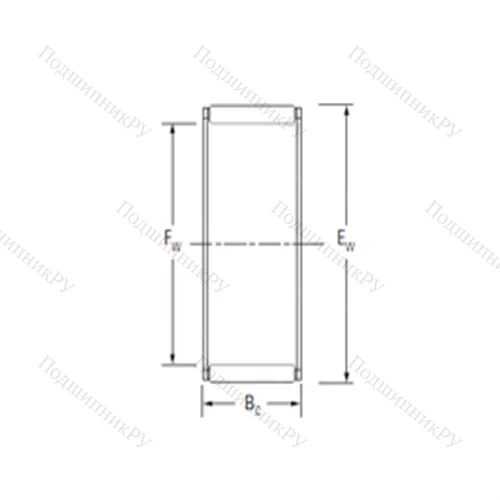 Подшипник игольчатый радиальный K 50X 70X 32H