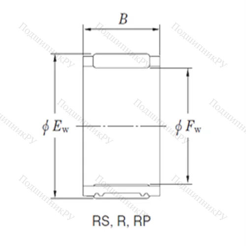 Подшипник игольчатый радиальный 28R 3317
