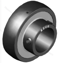 Высокотемпературный корпусной подшипник UC 214 BHTS ZZ GR CG 350° BECO в Новороссийске