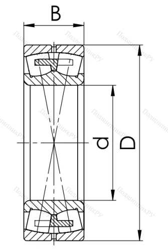 Сферический роликовый подшипник 3620 (22320) в Новороссийске