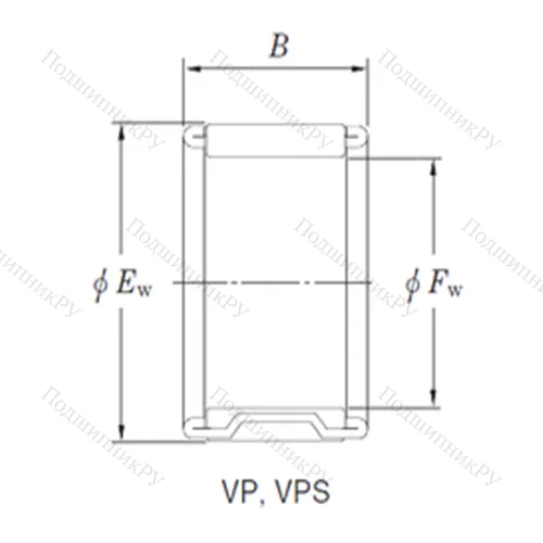 Подшипник игольчатый радиальный 16VP 2126