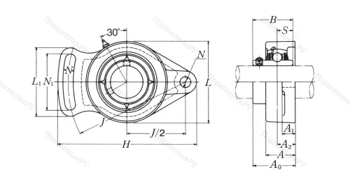 Подшипниковый узел UCFA 202 в Новороссийске