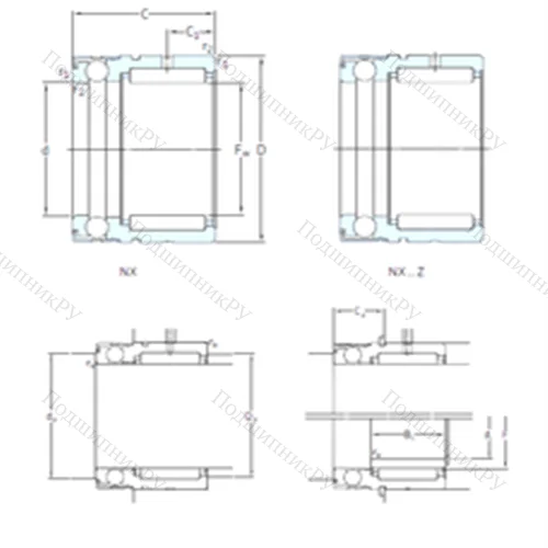 Подшипник комбинированный NX 30Z