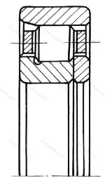 Модификация подшипника 142314М1 размер 70x150x35 от производителя  ГПЗ-10-ГПЗ