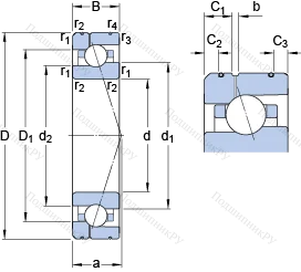 Подшипник 7024 ACE/P 4AL 1