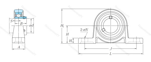 Подшипниковый узел UP 003 J в Новороссийске