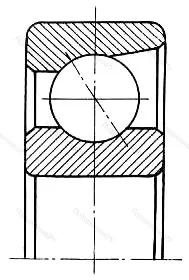 Подшипник  746108 размер 40x68x15