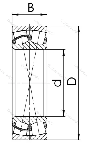 Сферический роликовый подшипник 53513 АН (22213 CW 33) в Новороссийске