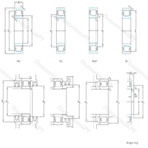 Подшипник роликовый радиальный NU 20/600ECMA от производителя  SKF