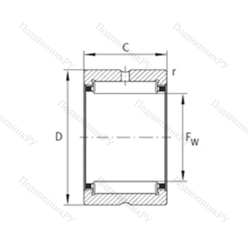 Подшипник игольчатый радиальный RNA 4915-XL