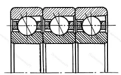 Подшипник  666315 размер 75x160x111
