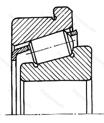 Модификация подшипника 67912Л размер 60x95x22,8