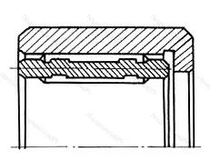 Подшипник  154912 размер 60x82x51