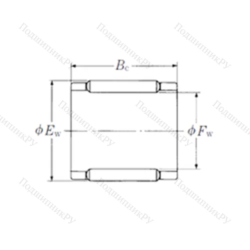 Подшипник игольчатый радиальный FBN-172123-E