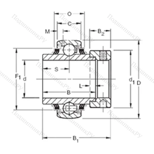 Подшипник шариковый радиальный