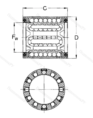 Подшипник LBBR 14-2LS в Новороссийске
