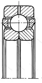 Подшипник QJ 207/P 53 размер 35x72x17 от производителя  SKF