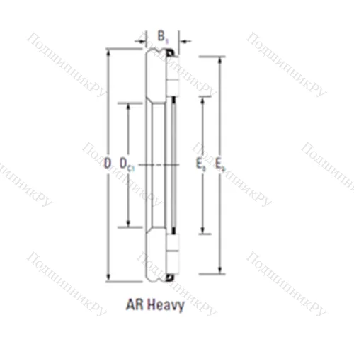 Подшипник игольчатый упорный