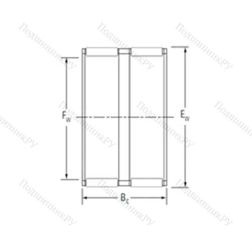Подшипник игольчатый радиальный K 60X 68X 30ZW