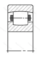 Подшипник  23217 размер 85x150x28 от производителя  МПЗ