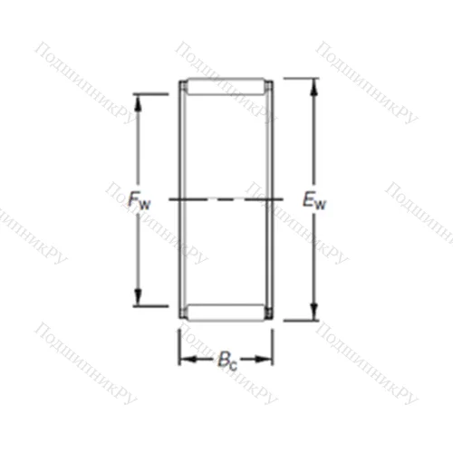 Подшипник игольчатый радиальный K 65X 70X 20F