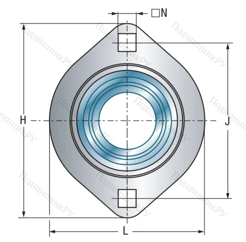 Подшипниковый корпус  PFL 208 в Новороссийске