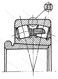 Модификация подшипника 73619Н размер 95x215x73/94