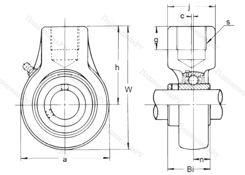 Подшипниковый узел UCECH 205 в Новороссийске