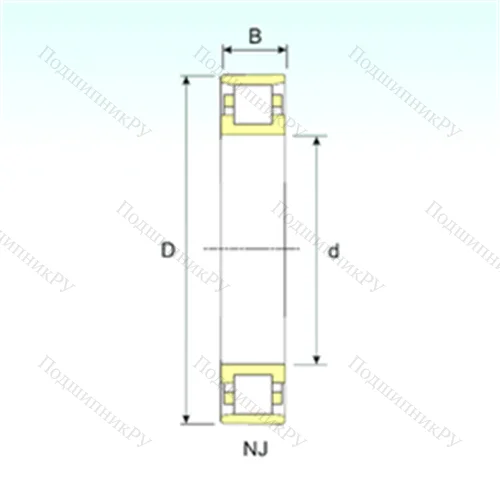 Подшипник роликовый радиальный N 39/1180 от производителя  ISB