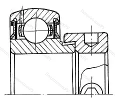 Подшипник YET 208/LGMT 3 размер 40x80x22/43,7 от производителя  SKF
