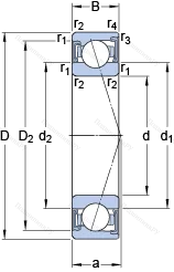 Подшипник S 7030 ACD/P 4A в Новороссийске